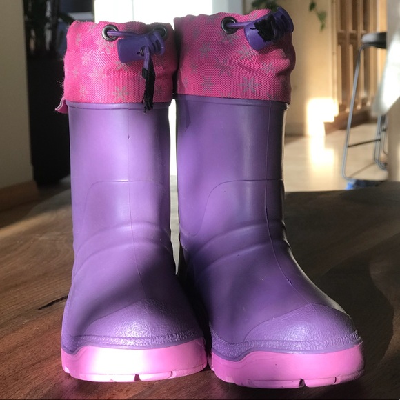 40 Degree Insulated and Waterproof Winter Snow Boots Kamik Waterbug5 Kid/'s